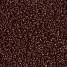 Miyuki rocailles Perlen 15/0 - Opaque chocolate 15-409